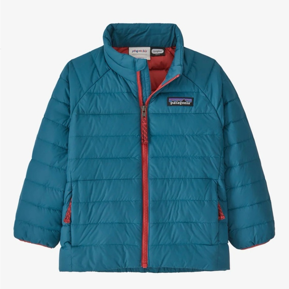 5T Patagonia Kids S down sweater wavy blue